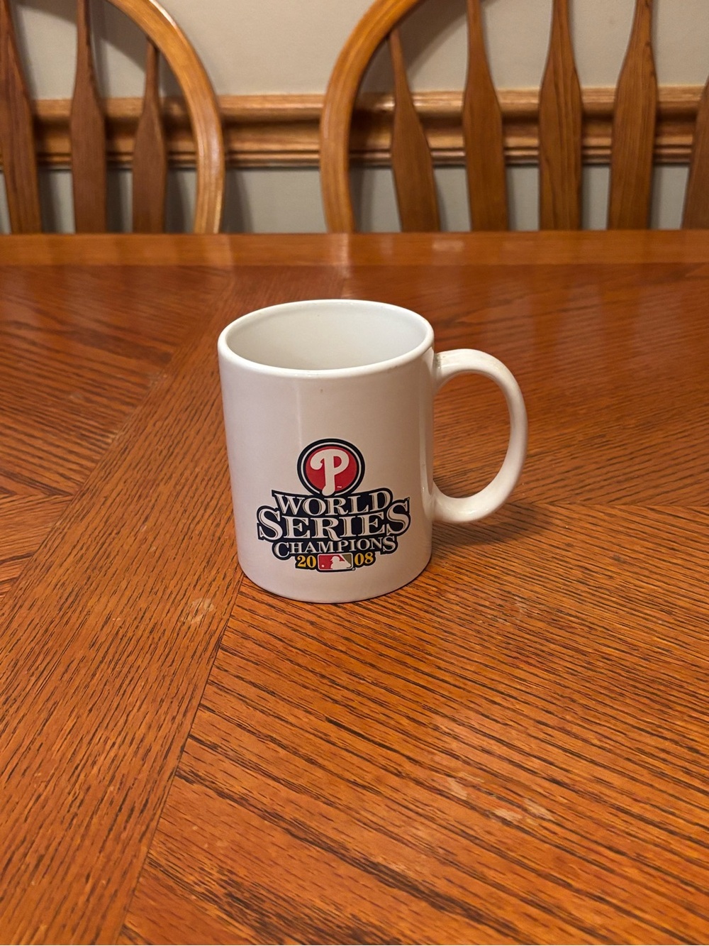 Philadelphia Phillies 2008 World Series Champions Coffee Mug Official MLB
